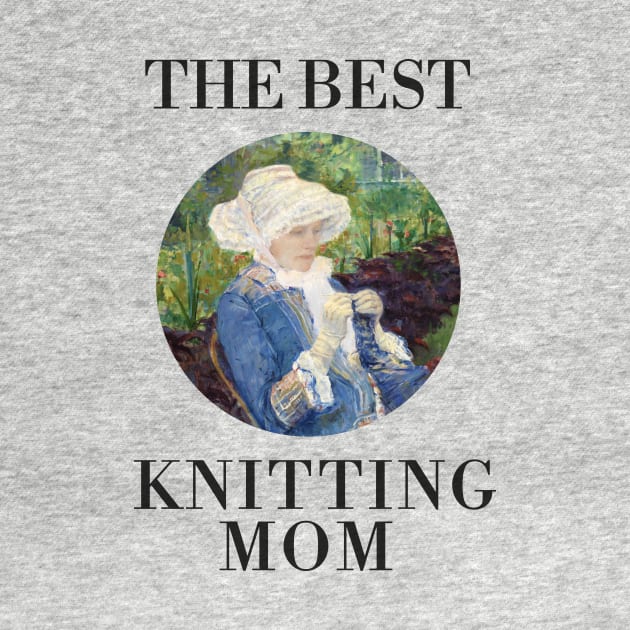 THE BEST KNITTING MOM EVER FINE ART VINTAGE STYLE MOTHER OLD TIMES. by the619hub